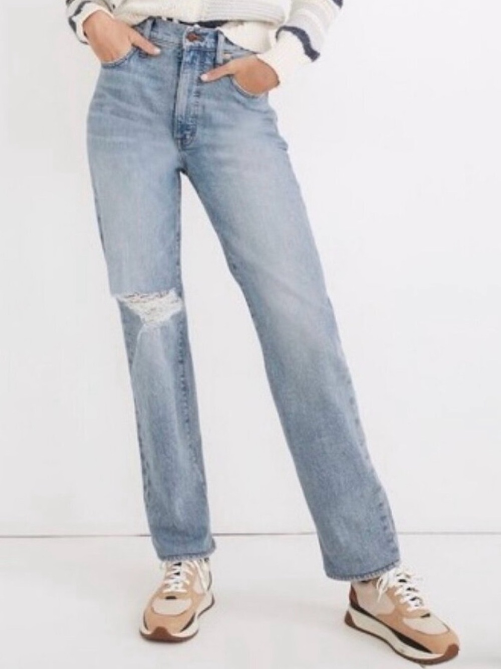 Madewell Perfect Vintage Jeans Size 26 Blue Reinhart Wash Straight Grunge Indie